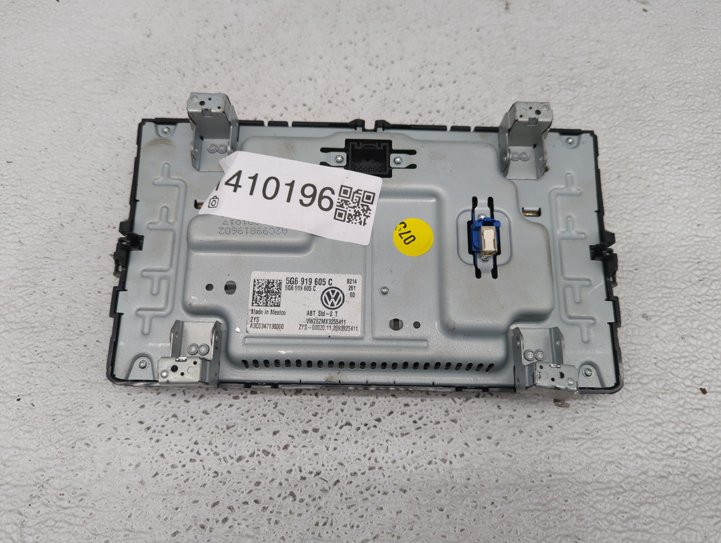 2020 Volkswagen Atlas Radio AM FM Cd Player Receiver Replacement P/N:5G6919605C Fits OEM Used Auto Parts - Oemusedautoparts1