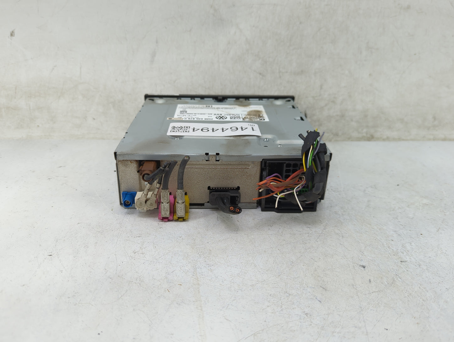 2020 Volkswagen Atlas Radio AM FM Cd Player Receiver Replacement P/N:2GM035876C 28702041, 8VV-DDM12.06.2000011089 Fits OEM U