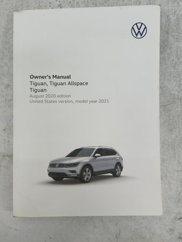 2021 Volkswagen Tiguan Owners Manual Book Guide P/N:5NM012723SG OEM Used Auto Parts