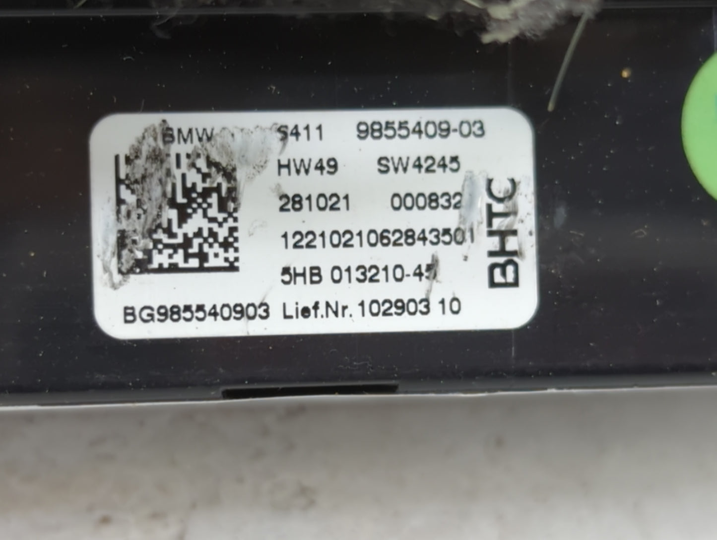 2022 Bmw 330i Climate Control Module Temperature AC/Heater Replacement P/N:9855409-03 BG985540903, 5HB013210-45 Fits OEM Use