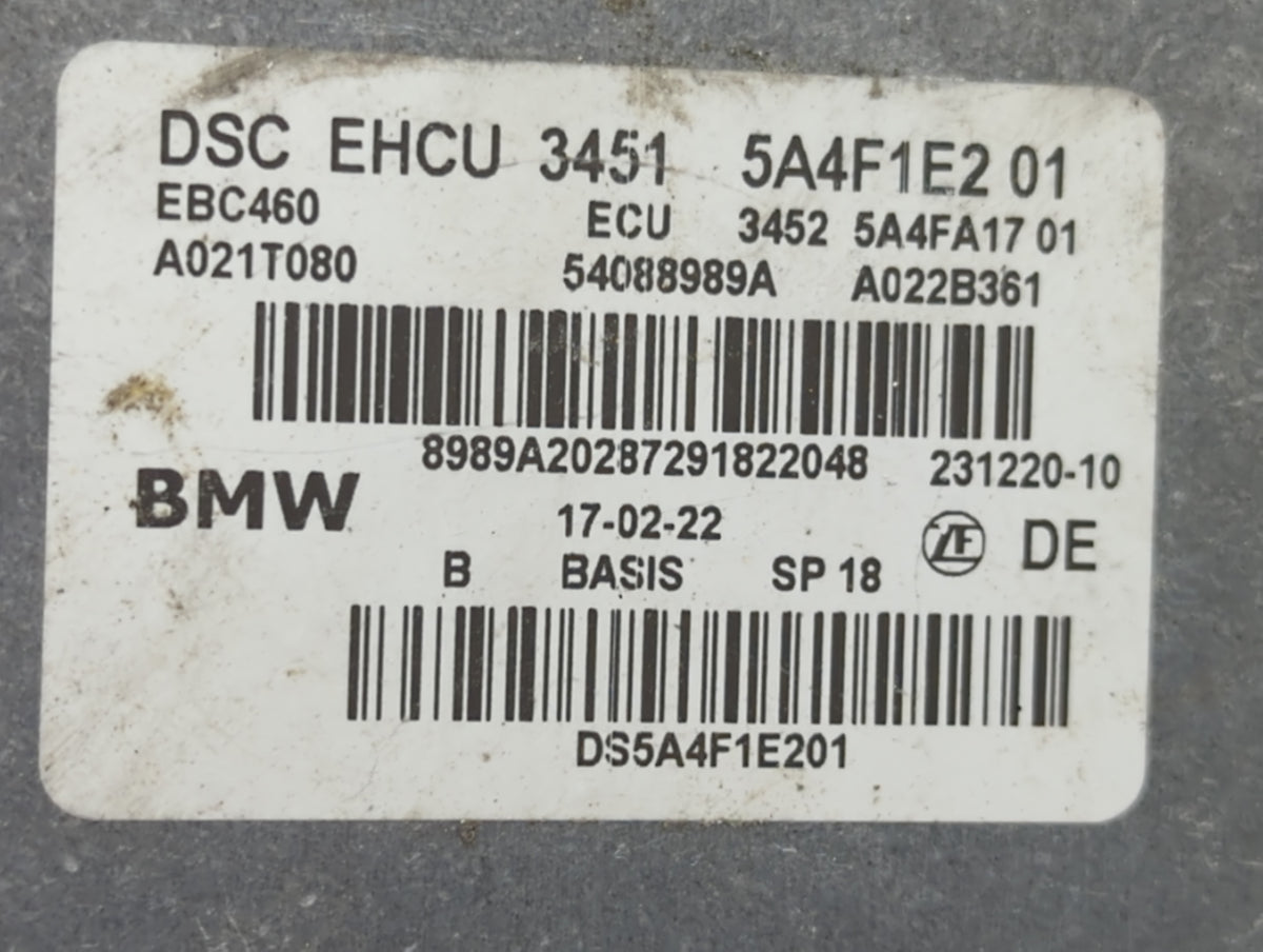 2022 Bmw X3 Anti-Lock Brake ABS Pump Module Actuator OEM Fits OEM Used Auto Parts - Oemusedautoparts1.com