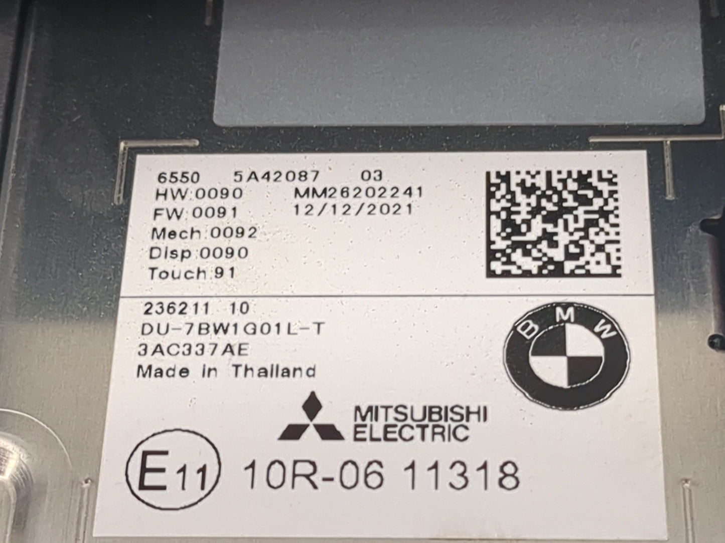 2022 Bmw X4 Information Display Screen - Oemusedautoparts1.com