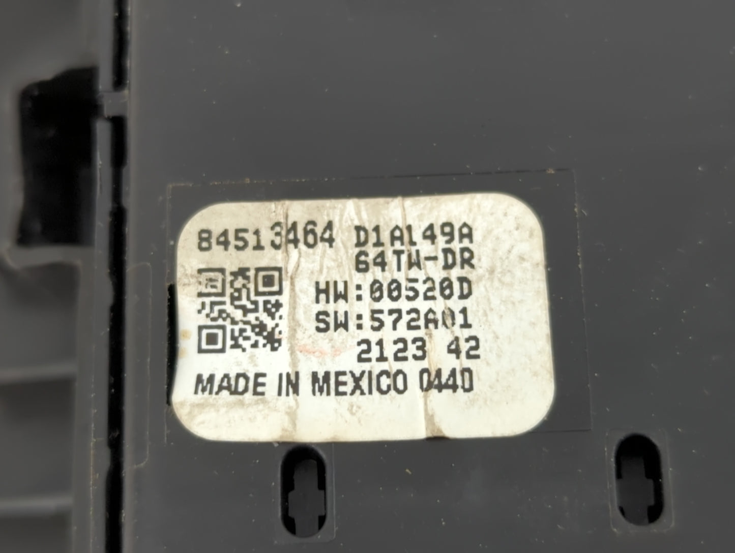 2019-2022 Chevrolet Blazer Master Power Window Switch Replacement Driver Side Left P/N:84513464 Fits OEM Used Auto Parts - O