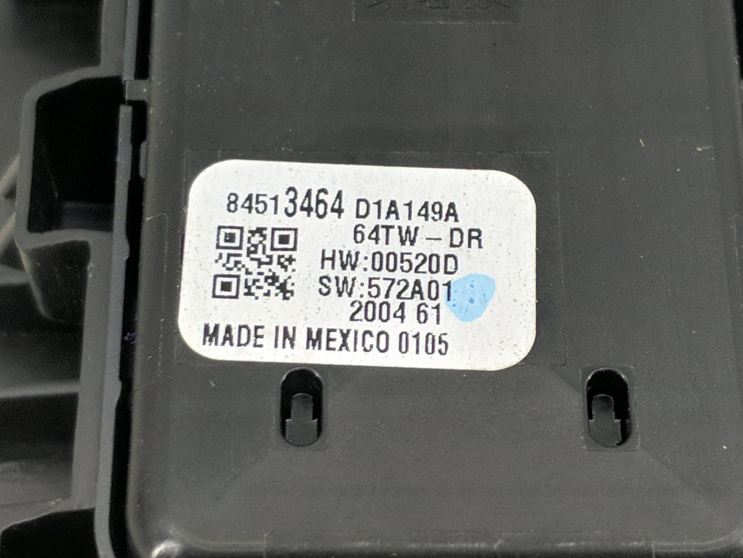 2019-2022 Chevrolet Blazer Master Power Window Switch Replacement Driver Side Left P/N:84513464 D1A149A Fits OEM Used Auto P