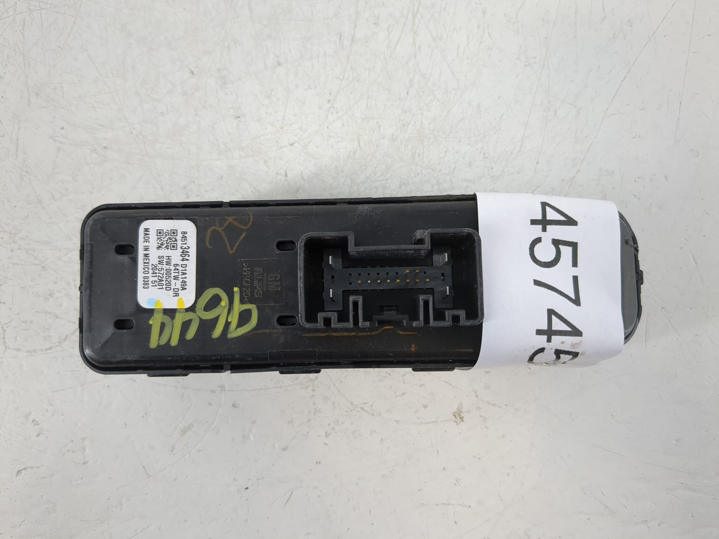 2018-2022 Chevrolet Equinox Master Power Window Switch Replacement Driver Side Left P/N:84513464 Fits OEM Used Auto Parts -