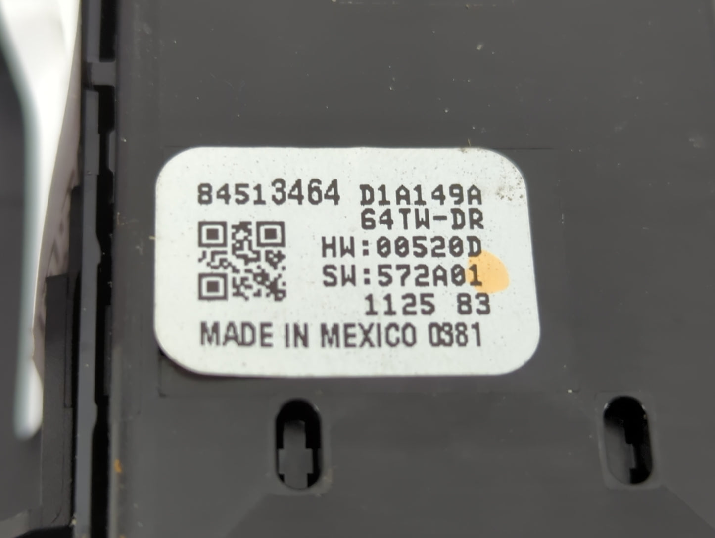 2018-2022 Chevrolet Equinox Master Power Window Switch Replacement Driver Side Left P/N:84513464 Fits OEM Used Auto Parts -