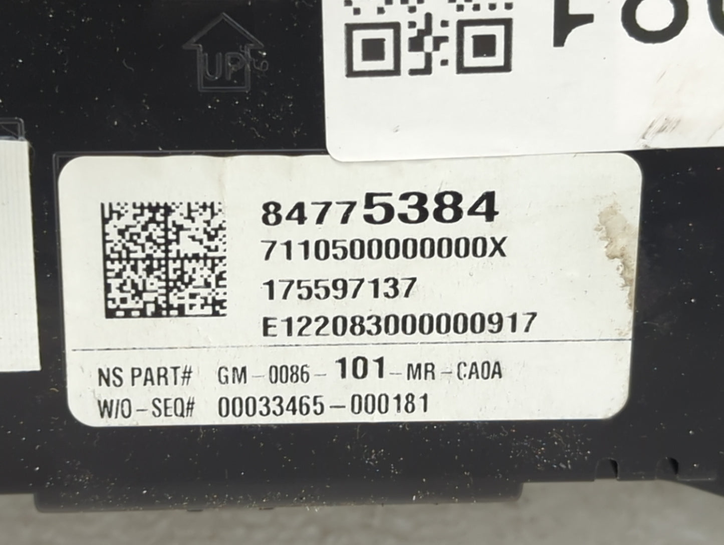 2019-2022 Chevrolet Equinox Instrument Cluster Speedometer Gauges P/N:84775384 GM-0086-101 Fits Fits 2019 2020 2021 2022 OEM