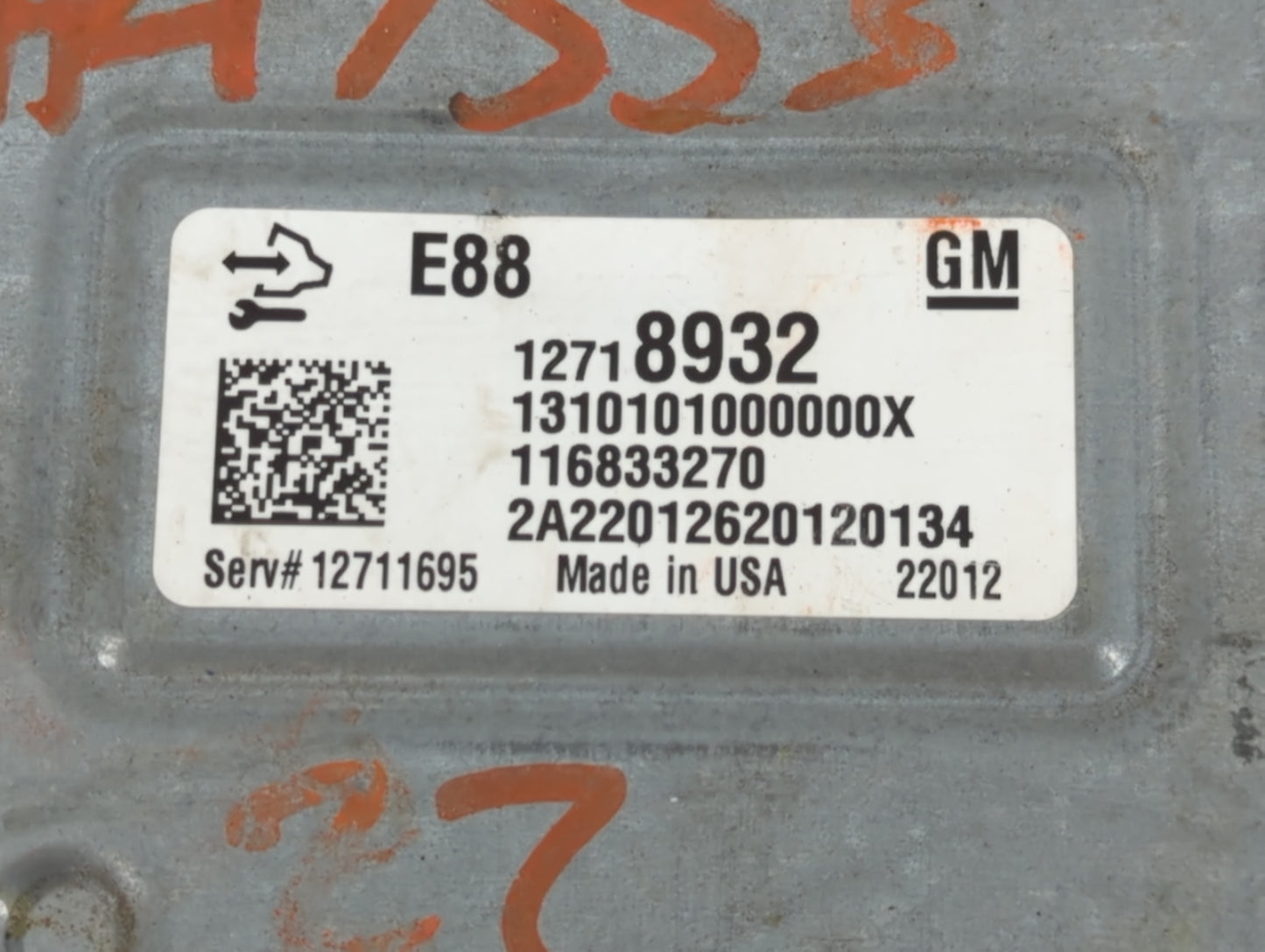 2020-2022 Chevrolet Equinox PCM Engine Control Computer ECU ECM PCU OEM P/N:12711695 12718932 Fits Fits 2020 2021 2022 OEM U