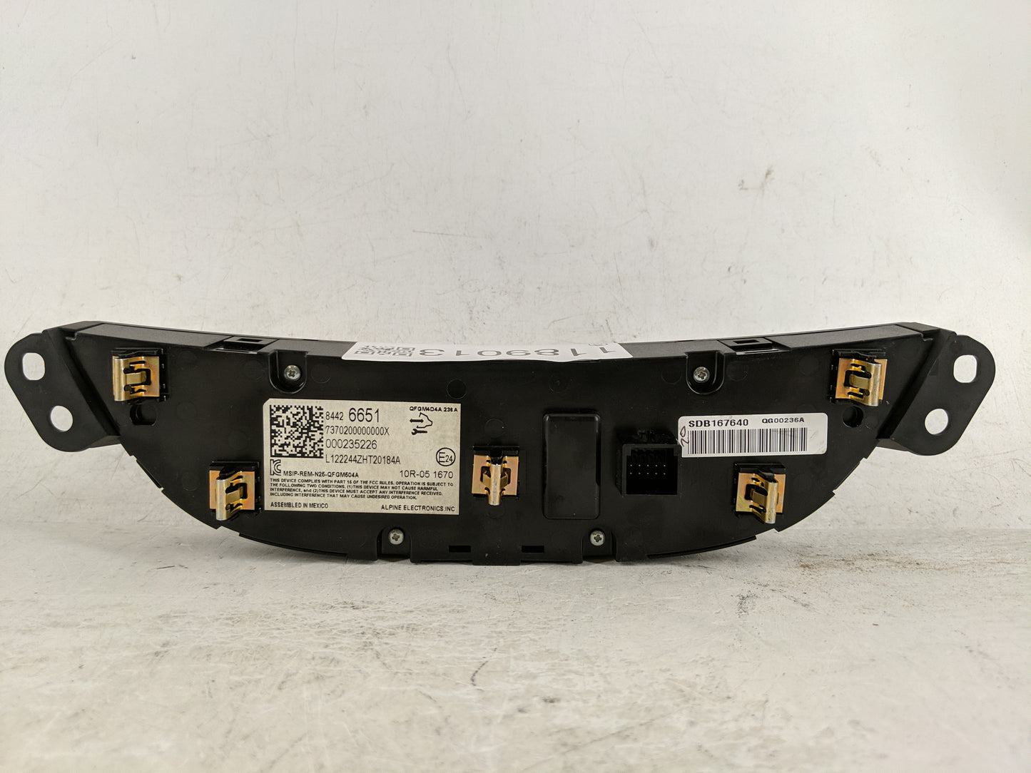 2019-2021 Chevrolet Malibu Climate Control Module Temperature AC/Heater Replacement Fits Fits 2019 2020 2021 OEM Used Auto P