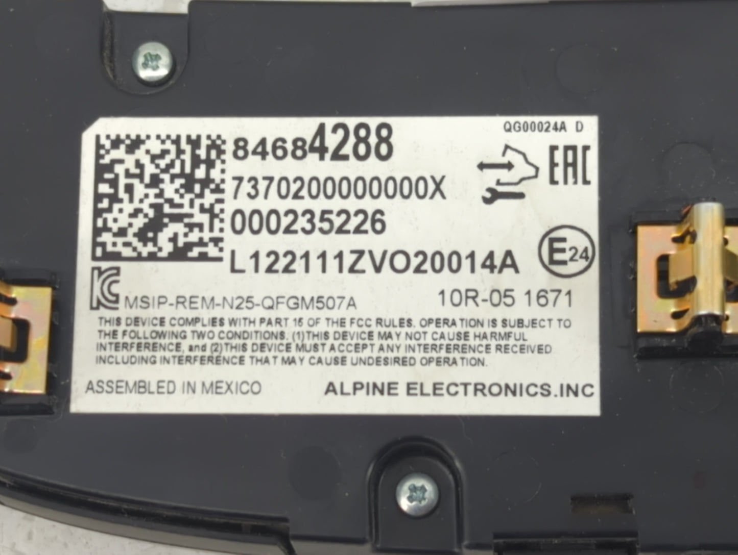 2018-2021 Chevrolet Malibu Climate Control Module Temperature AC/Heater Replacement P/N:84684288 Fits Fits 2018 2019 2020 20
