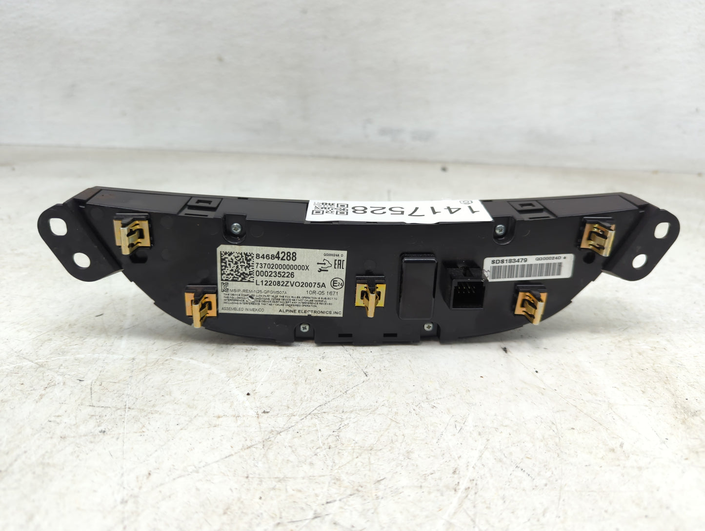 2018-2021 Chevrolet Malibu Climate Control Module Temperature AC/Heater Replacement P/N:000235226 84684288 Fits OEM Used Aut