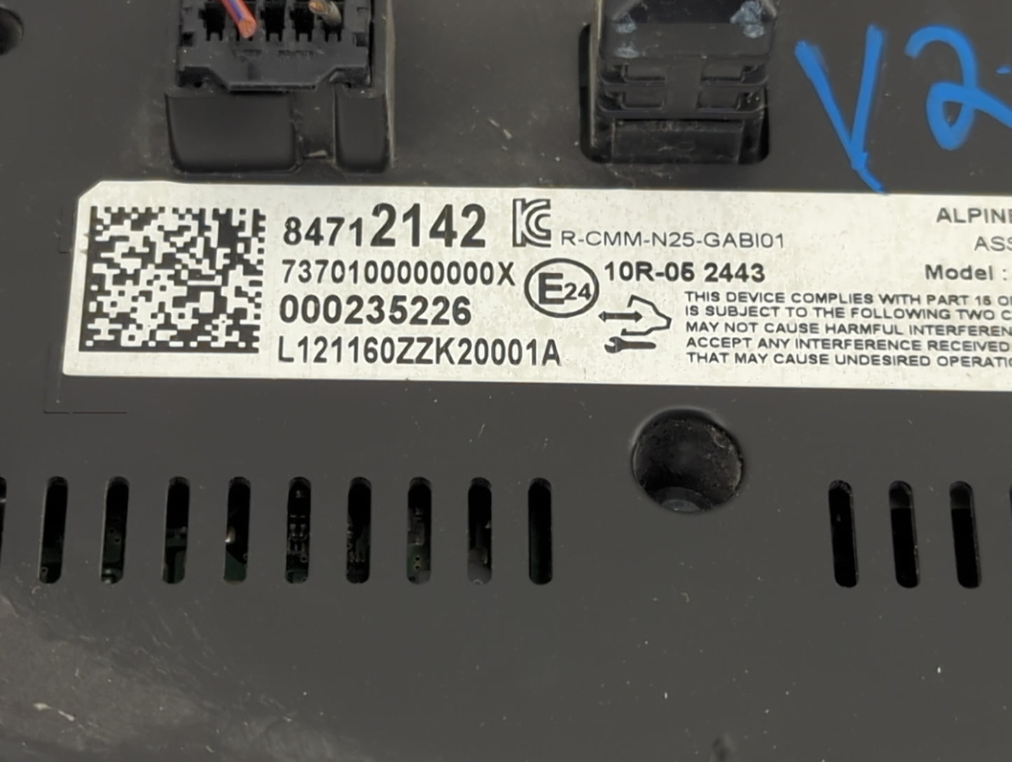 2022 Chevrolet Malibu Information Display Screen Black - Oemusedautoparts1.com