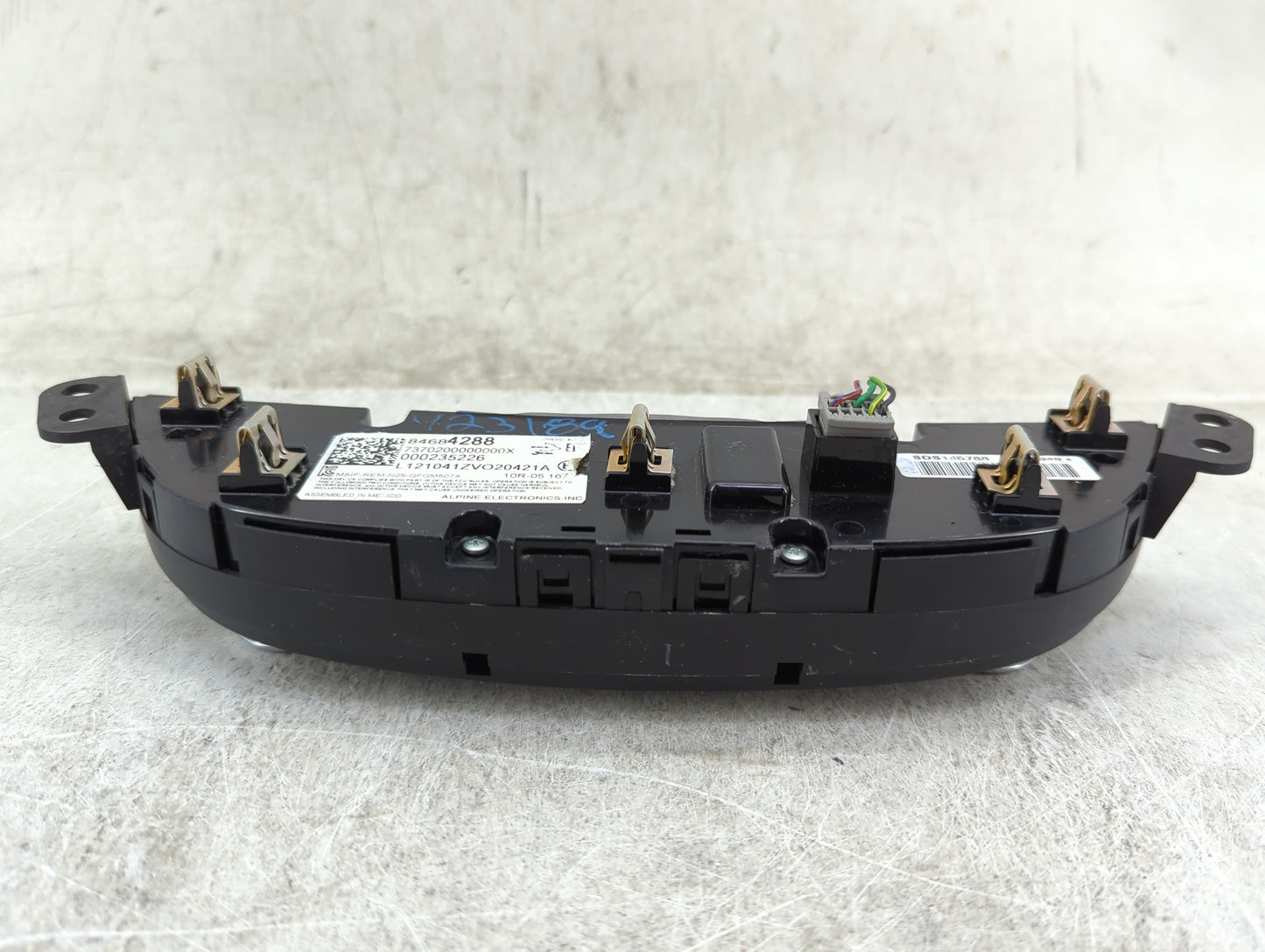 2018-2021 Chevrolet Malibu Climate Control Module Temperature AC/Heater Replacement P/N:84684288 7370200000000X Fits OEM Use