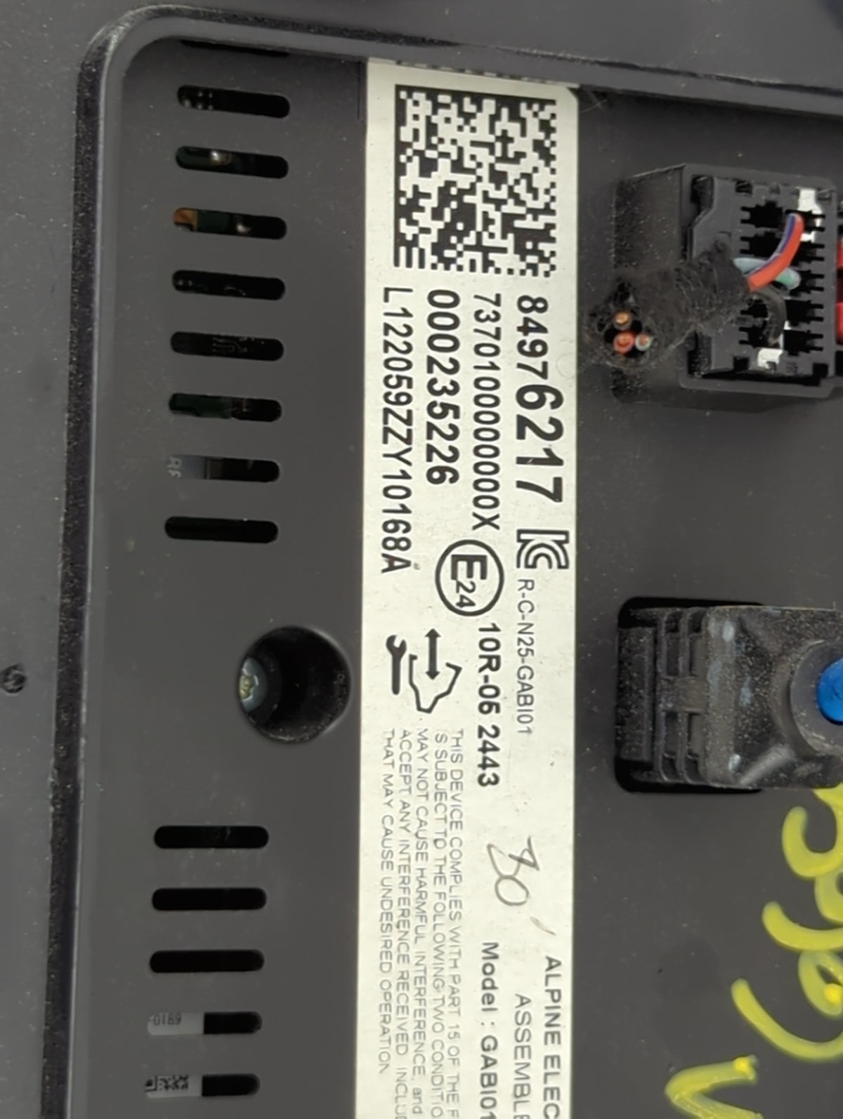 2022 Chevrolet Malibu Information Display Screen 1488824 - Oemusedautoparts1.com