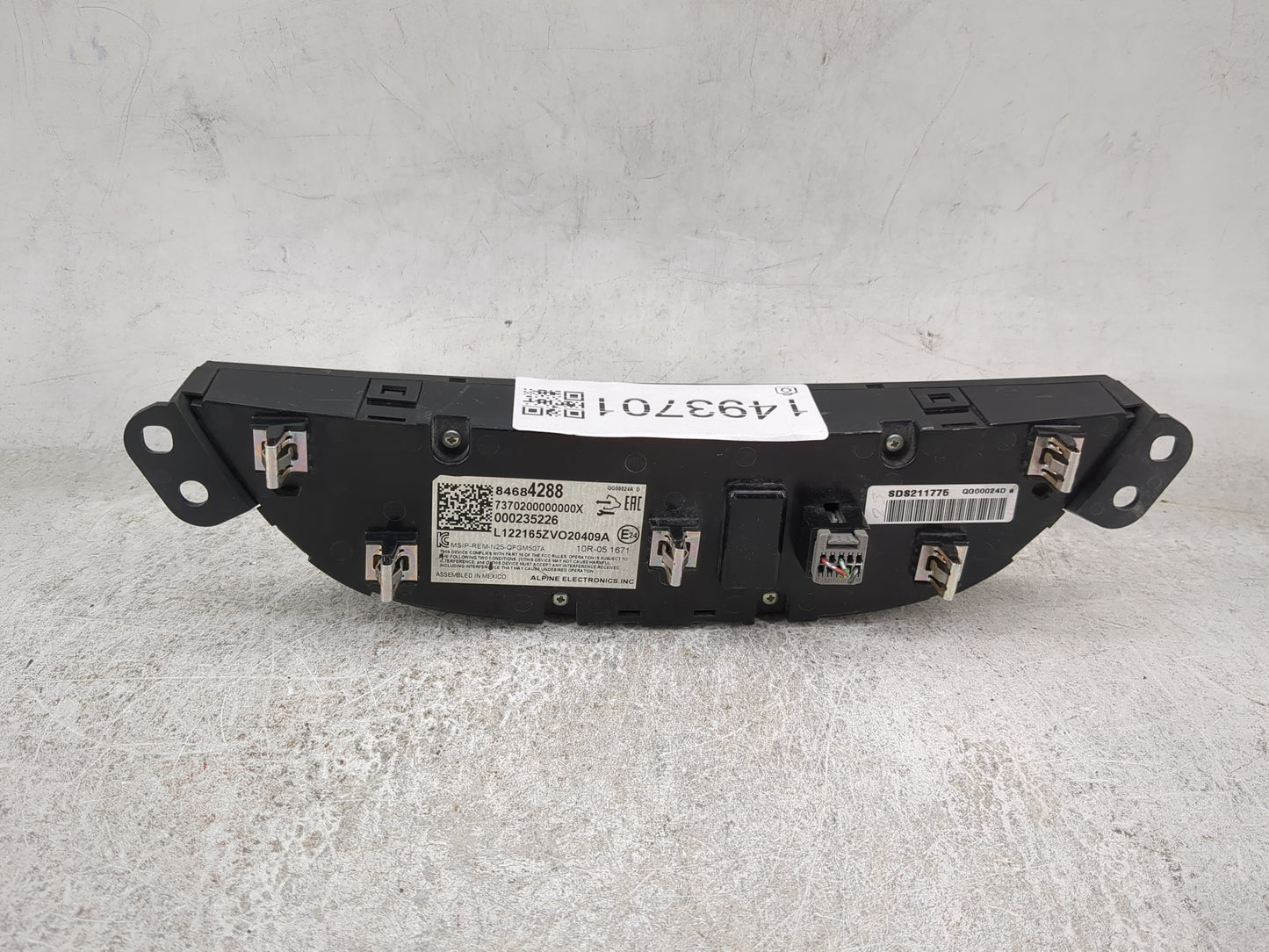 2018-2021 Chevrolet Malibu Climate Control Module Temperature AC/Heater Replacement P/N:84684288 7370200000000X Fits OEM Use