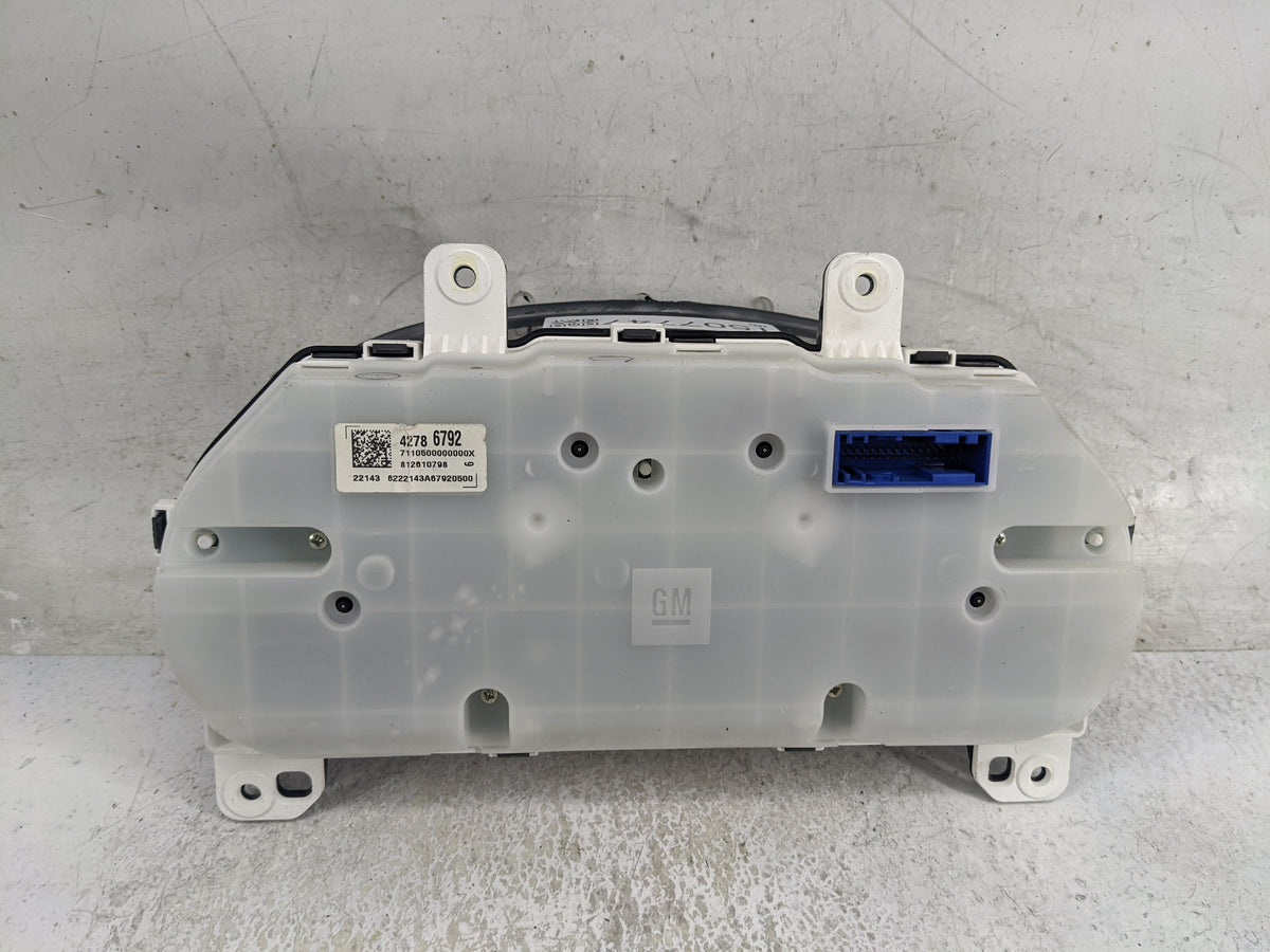 2022 Chevrolet Malibu Instrument Cluster Speedometer Gauges P/N:42786792 812610798, 789305290A Miles:98K Fits OEM Used Auto