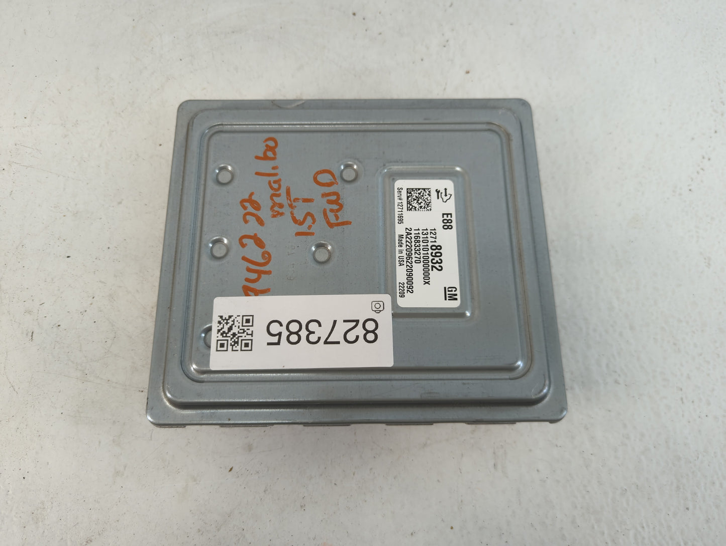 2020-2021 Chevrolet Malibu PCM Engine Control Computer ECU ECM PCU OEM P/N:12718932 Fits Fits 2020 2021 2022 OEM Used Auto P