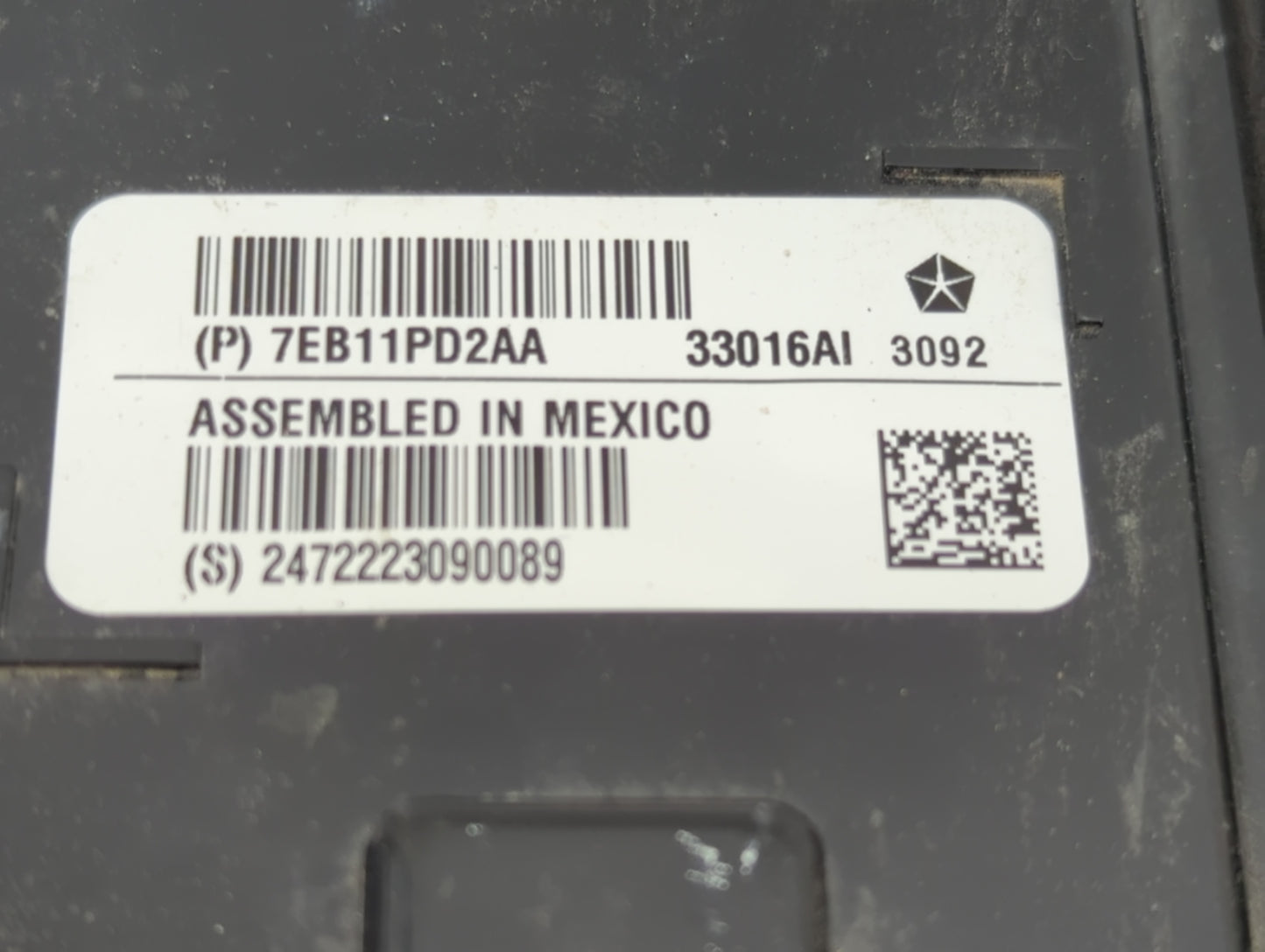 2022-2022 Chrysler Voyager Overhead Roof Console - Oemusedautoparts1.com