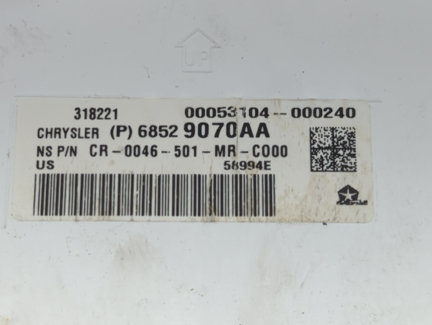 2022 Chrysler Voyager Instrument Cluster Speedometer Gauges P/N:68529070AA Miles: Fits OEM Used Auto Parts - Oemusedautopart