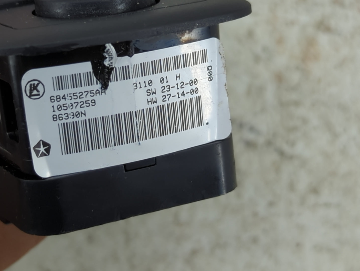 2020-2022 Dodge Charger Master Power Window Switch Replacement Driver Side Left P/N:68455275AA 10507259 Fits Fits 2020 2021