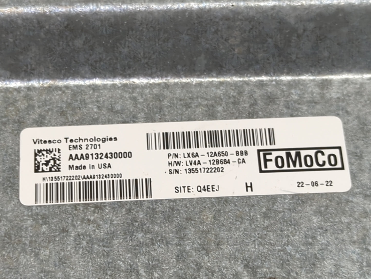 2022 Ford Maverick PCM Engine Control Computer ECU ECM PCU OEM P/N:LX6A-12A650-BBB LV4A-12B684-CA, AAA9132430000 Fits OEM Us