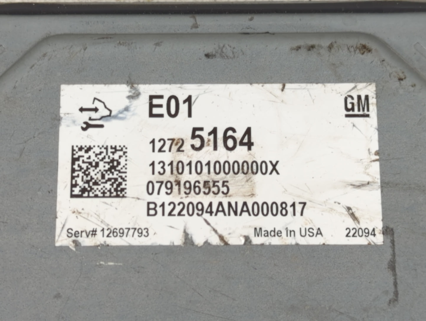 2020-2022 Gmc Acadia PCM Engine Control Computer ECU ECM PCU OEM P/N:12725164 Fits Fits 2020 2021 2022 OEM Used Auto Parts -