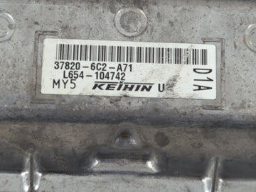 2021-2022 Honda Accord PCM Engine Control Computer ECU ECM PCU OEM P/N:37820-6C2-A71 Fits Fits 2021 2022 OEM Used Auto Parts