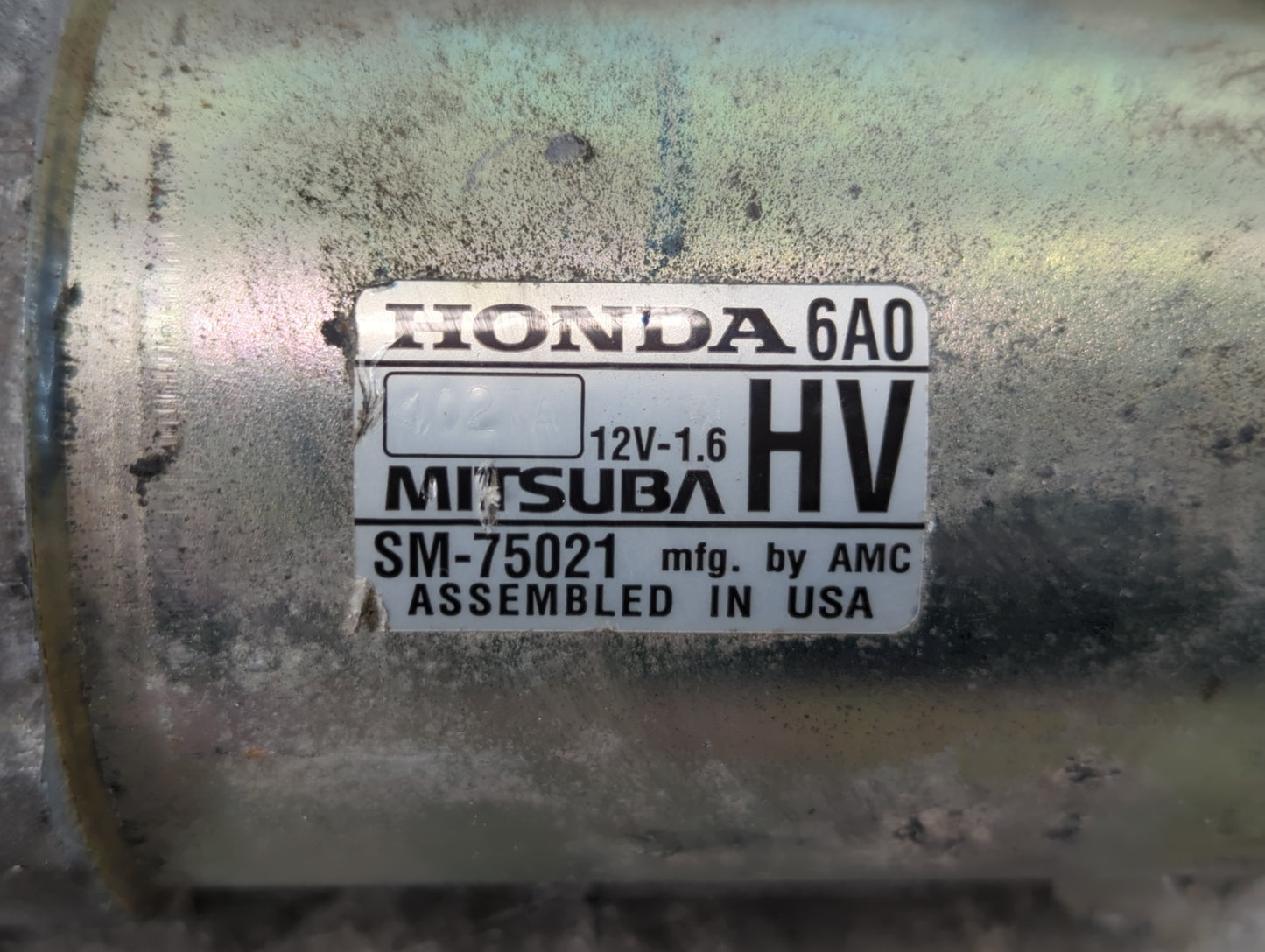 2021-2022 Honda Accord Car Starter Motor Solenoid OEM P/N:SM-75021 Fits Fits 2021 2022 OEM Used Auto Parts - Oemusedautopart