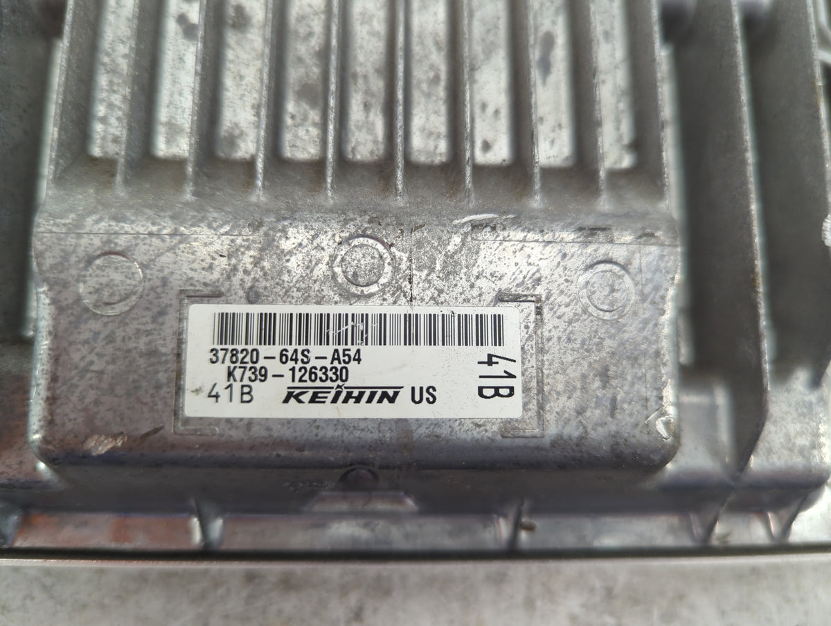 2022 Honda Civic PCM Engine Control Computer ECU ECM PCU OEM P/N:37820-64S-A54 K739-126330 Fits OEM Used Auto Parts - Oemuse