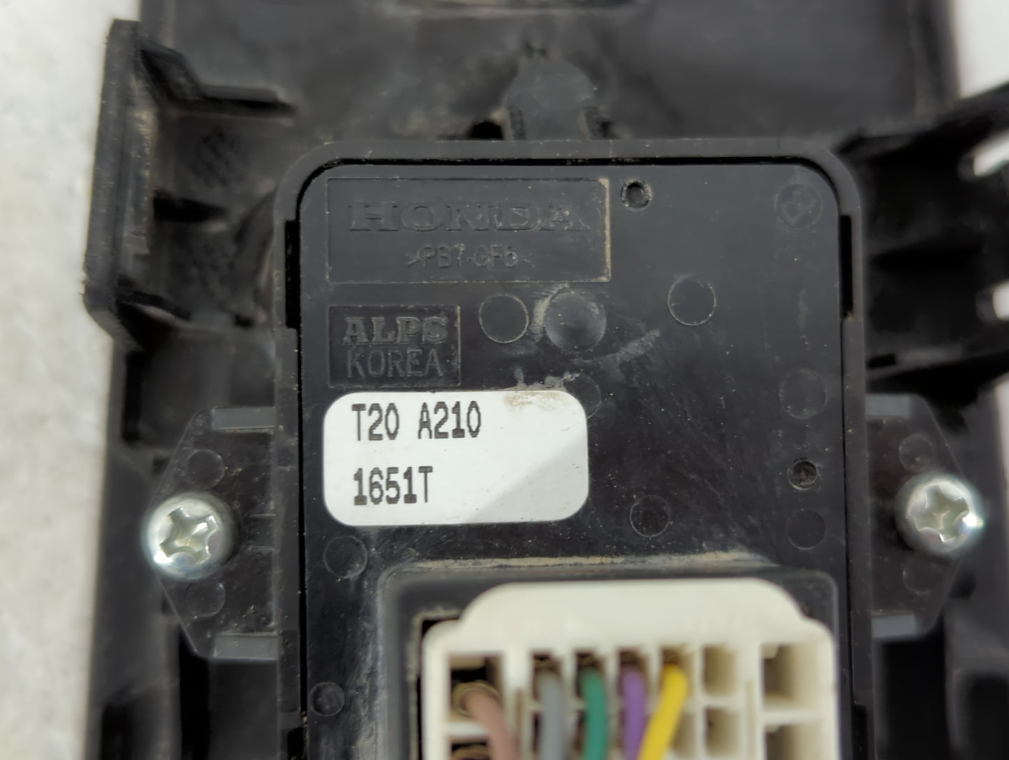 2022 Honda Civic Master Power Window Switch Replacement Driver Side Left P/N:T20 S210 Fits OEM Used Auto Parts - Oemusedauto