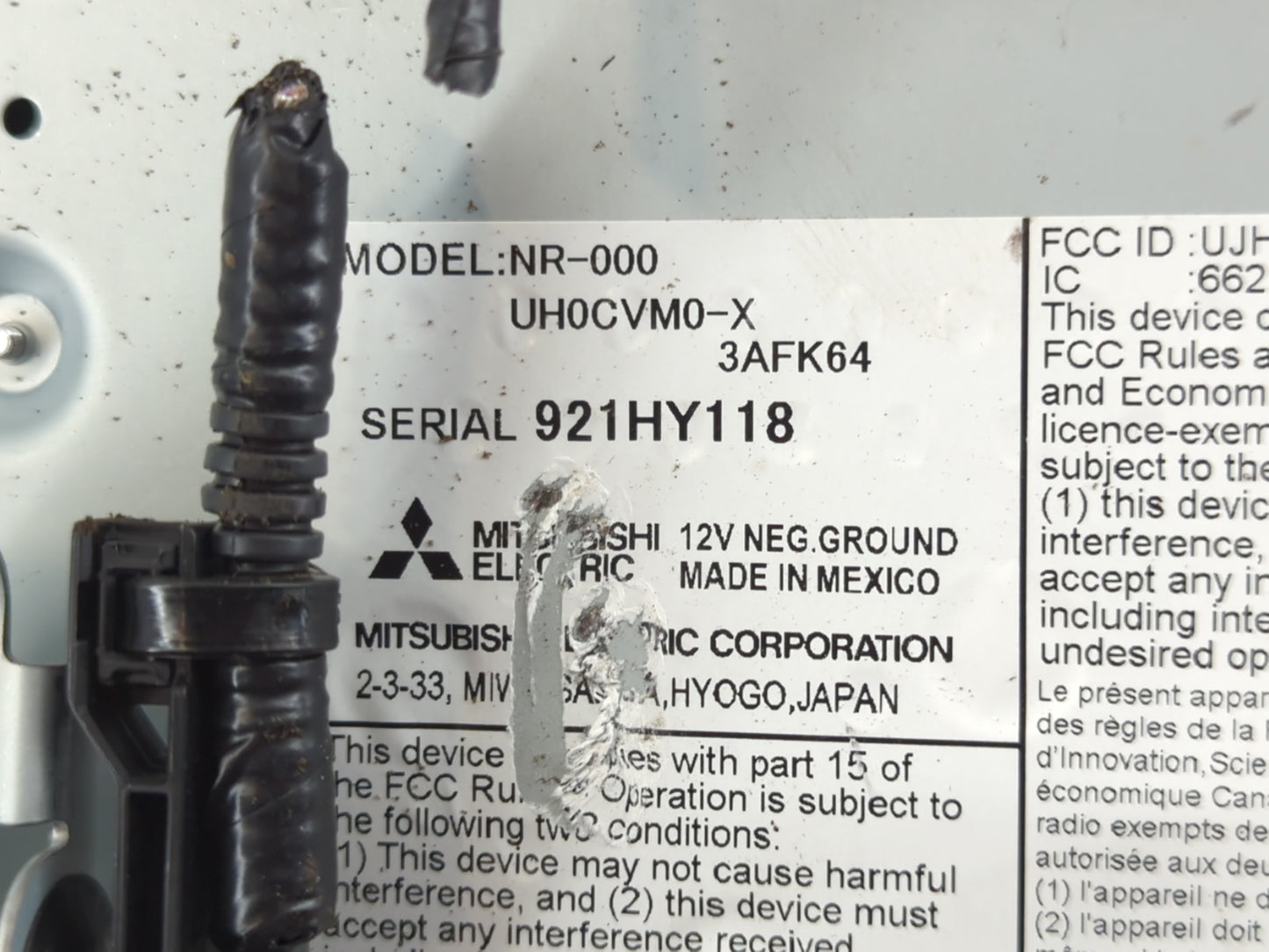 2022 Honda Cr-V Radio AM FM Cd Player Receiver Replacement P/N:921HY118 Fits OEM Used Auto Parts - Oemusedautoparts1.com