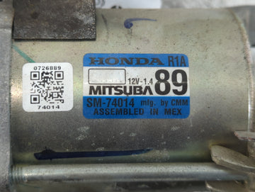 2016-2022 Honda Hr-V Car Starter Motor Solenoid OEM P/N:SM-74014 Fits Fits 2013 2014 2015 2016 2017 2018 2019 2020 2021 2022 OEM Used Auto Parts