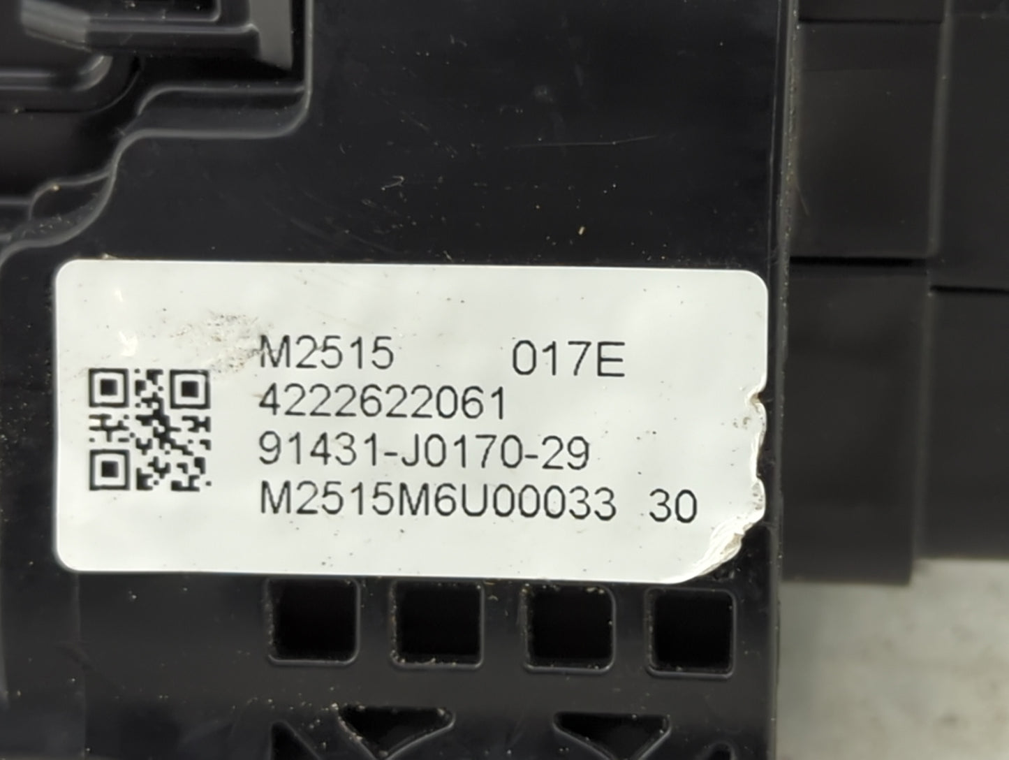 2020-2022 Hyundai Accent Fusebox Fuse Box Panel Relay Module P/N:91431-J0170-29 Fits Fits 2020 2021 2022 OEM Used Auto Parts