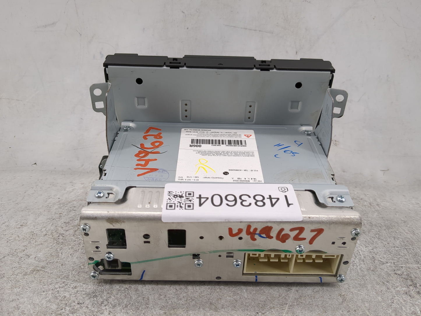 2018-2022 Hyundai Accent Radio AM FM Cd Player Receiver Replacement P/N:96180J0060URD ACB10J0AN Fits Fits 2018 2019 2020 202