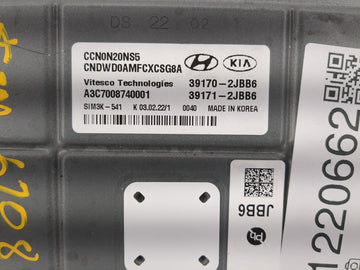 2021-2022 Hyundai Elantra PCM Engine Control Computer ECU ECM PCU OEM P/N:39170-SJBB6 Fits Fits 2021 2022 OEM Used Auto Parts