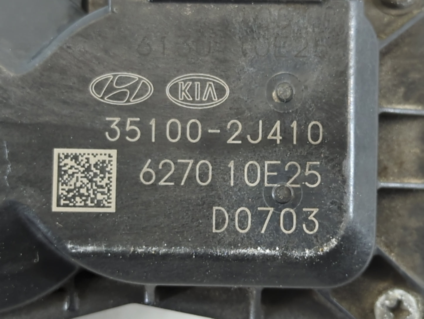 2021-2022 Hyundai Elantra Throttle Body P/N:6270 10E25 35100-2J410 Fits Fits 2021 2022 OEM Used Auto Parts - Oemusedautopart