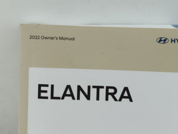 2022 Hyundai Elantra Owners Manual Book Guide P/N:N0B0-EU17B OEM Used Auto Parts