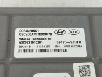 2022 Hyundai Kona PCM Engine Control Computer ECU ECM PCU OEM P/N:39175-2JDF0 Fits OEM Used Auto Parts