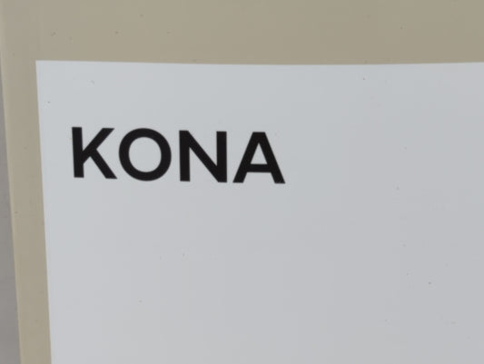 2022 Hyundai Kona Owners Manual Book Guide P/N:NJ9O-EU221 OEM Used Auto Parts