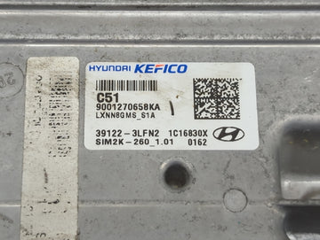 2020-2022 Hyundai Palisade PCM Engine Control Computer ECU ECM PCU OEM P/N:39122-3LFN2 9001270658KA Fits Fits 2020 2021 2022 OEM Used Auto Parts