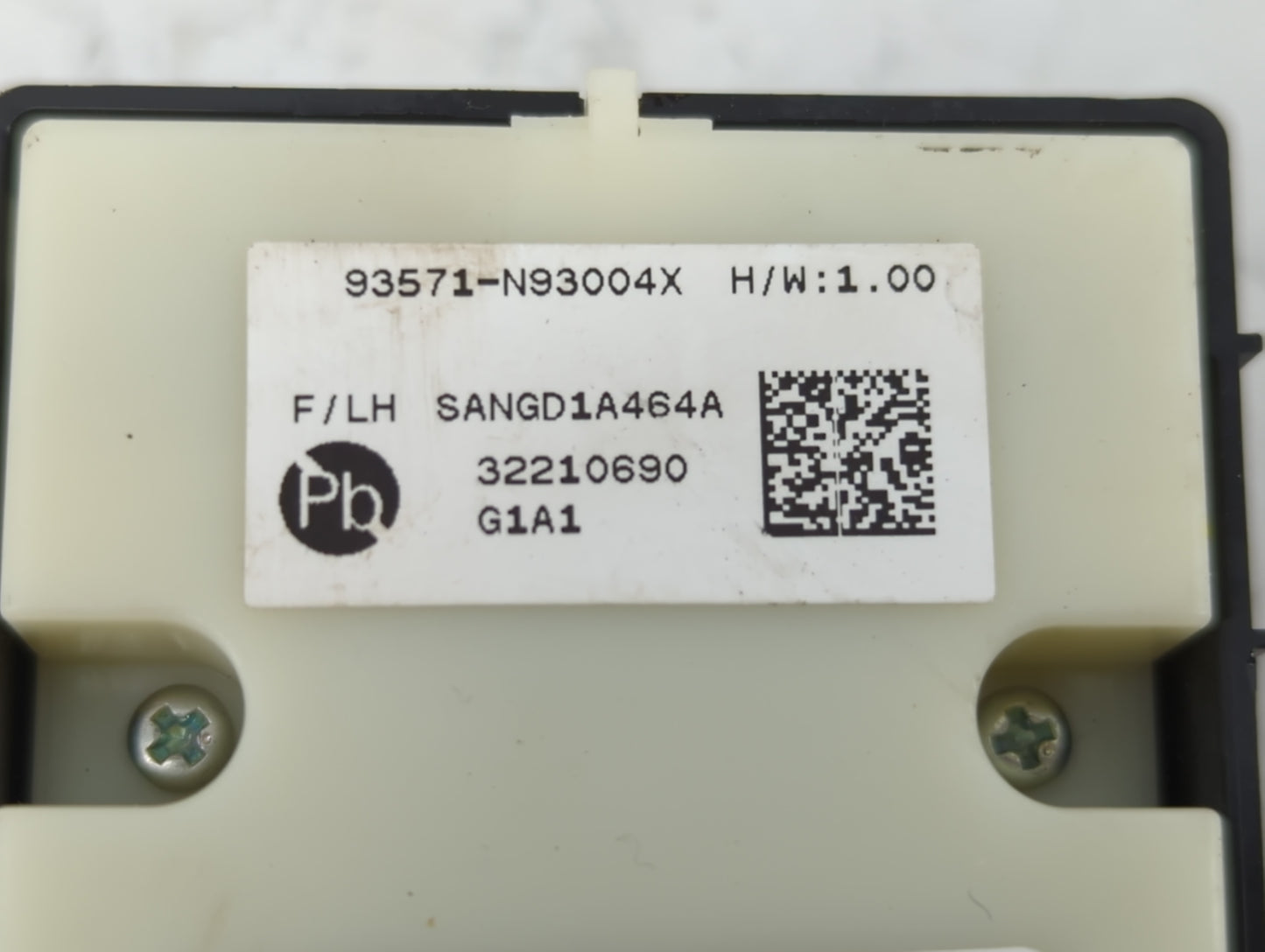 2022 Hyundai Santa Cruz Master Power Window Switch Replacement Driver Side Left P/N:93571-N93004X Fits OEM Used Auto Parts -