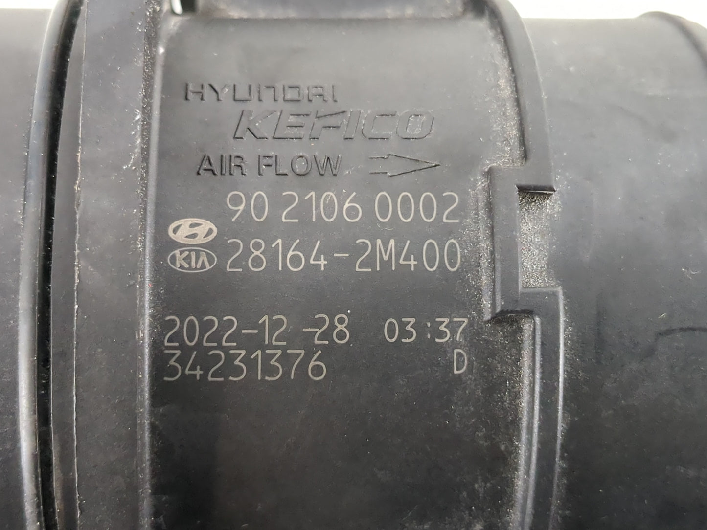 2020-2023 Hyundai Sonata Mass Air Flow Meter Maf - Oemusedautoparts1.com