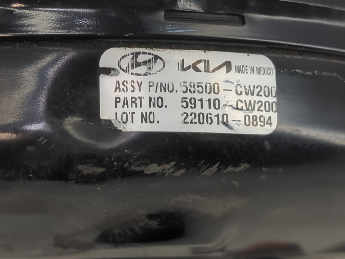 2022-2022 Hyundai Tucson Power Brake Booster Oem 1423996 - Oemusedautoparts1.com