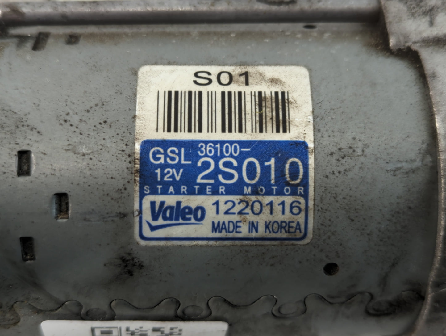 2022 Hyundai Tucson Car Starter Motor Solenoid OEM P/N:1220116 36100-2S010 Fits Fits 2020 2021 2023 OEM Used Auto Parts - Oe