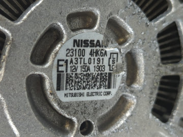 2016-2020 Infiniti Q50 Alternator Replacement Generator Charging Assembly Engine OEM P/N:A3TL0191 23100 4HK6A Fits OEM Used Auto Parts
