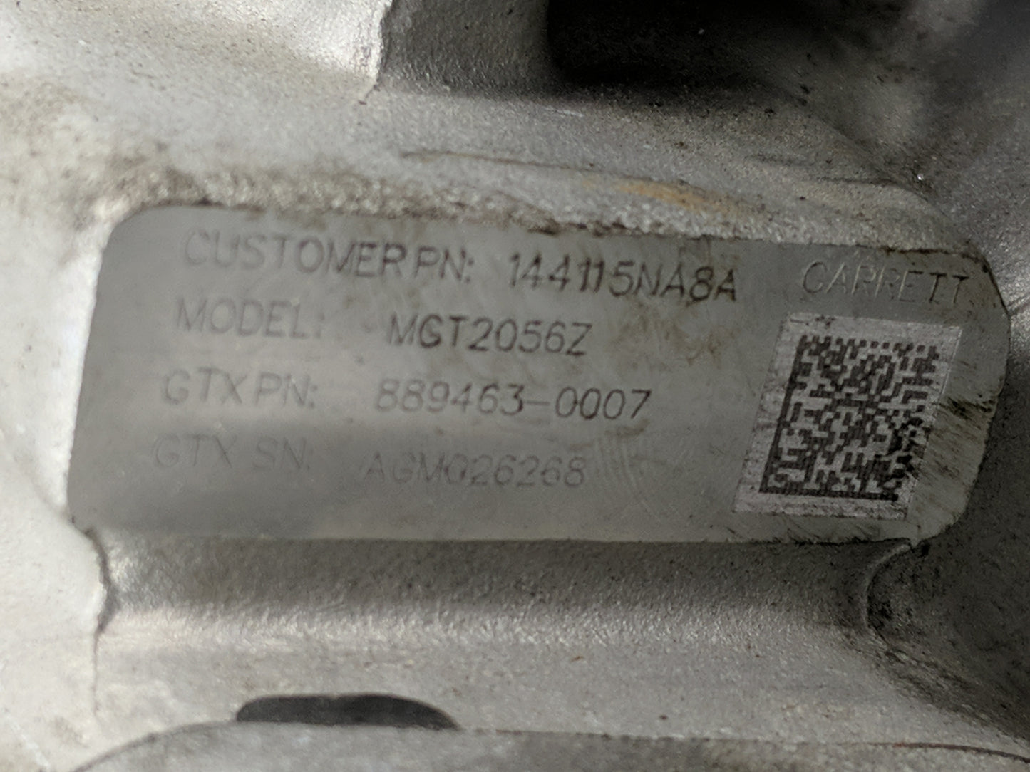2022 Infiniti Qx50 Turbocharger Turbo Charger Super Charger Supercharger - Oemusedautoparts1.com