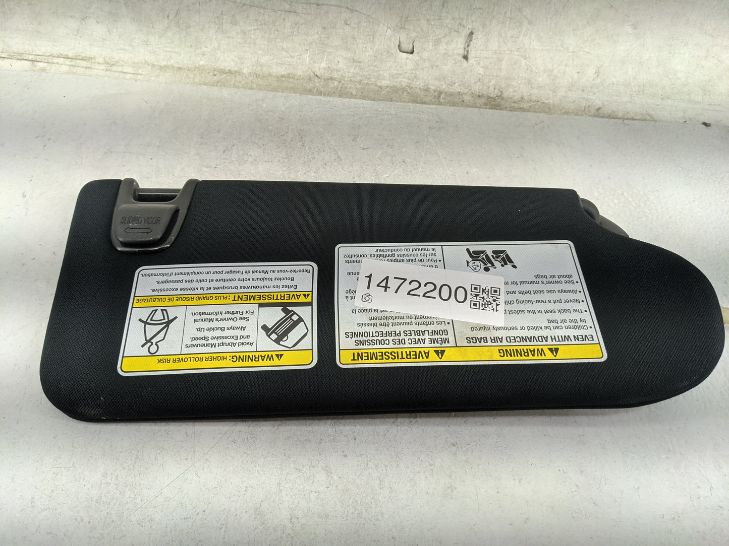 2022 Infiniti Qx55 Sun Visor Shade Replacement Driver Left Mirror Fits OEM Used Auto Parts - Oemusedautoparts1.com