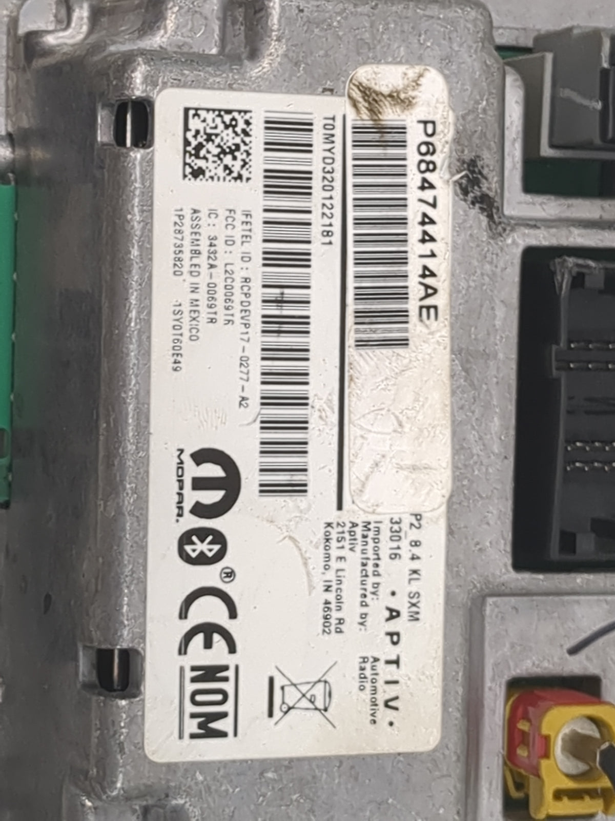 2022 Jeep Cherokee Information Radio Display Screen - Oemusedautoparts1.com