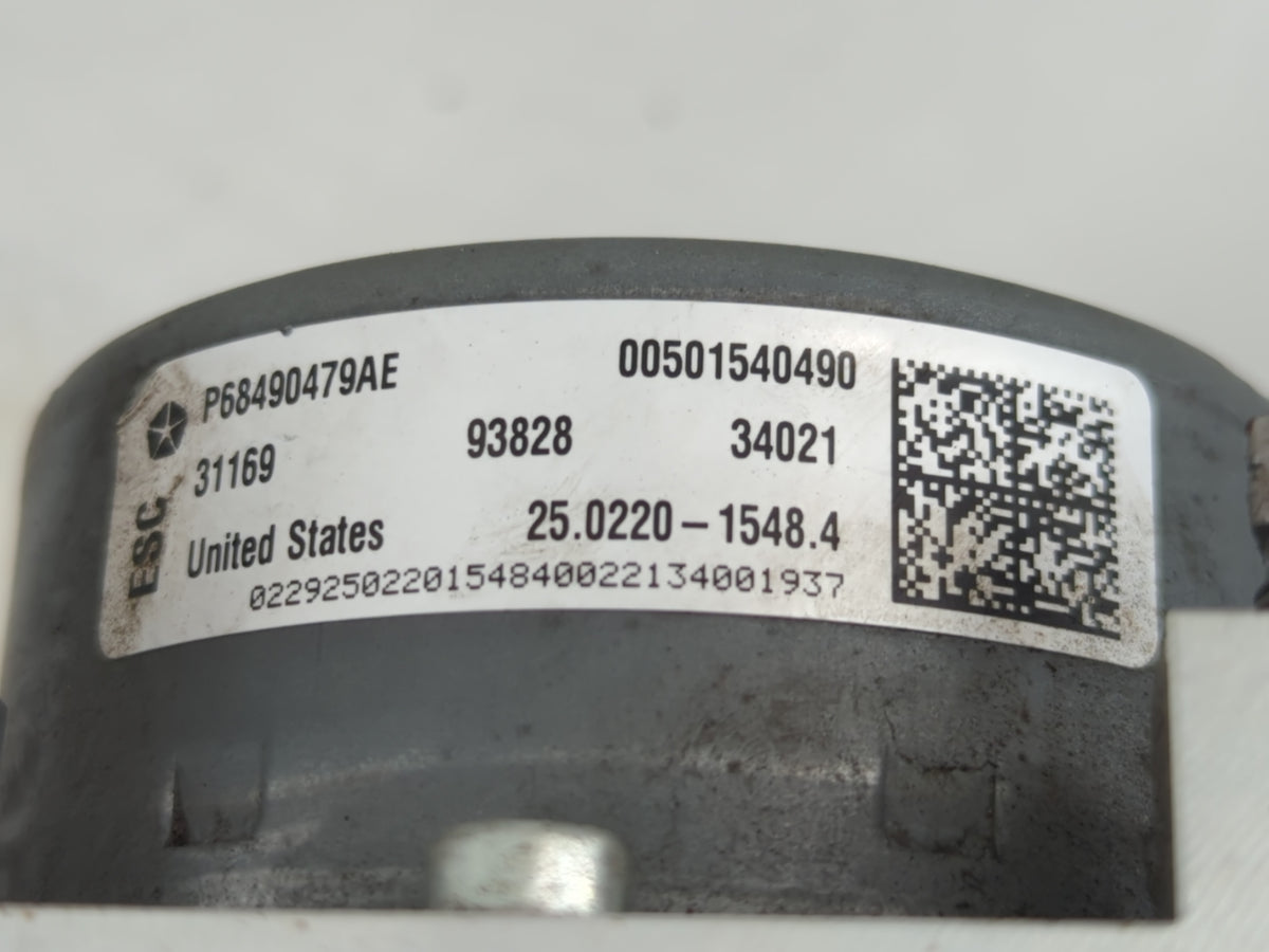 2022 Jeep Compass Anti-Lock Brake ABS Pump Module Actuator OEM P/N:P68490479AE Fits OEM Used Auto Parts - Oemusedautoparts1.