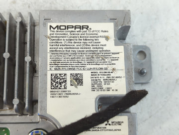 2022 Jeep Compass Am Fm Cd Player Radio Receiver